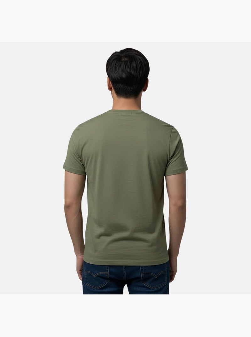 Just Emporio - T-shirt manches courtes Homme Kaki - Kiabi