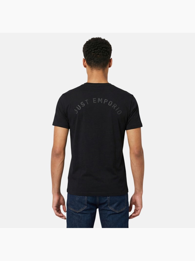 Just Emporio - T-shirt manches courtes Homme Noir - Kiabi