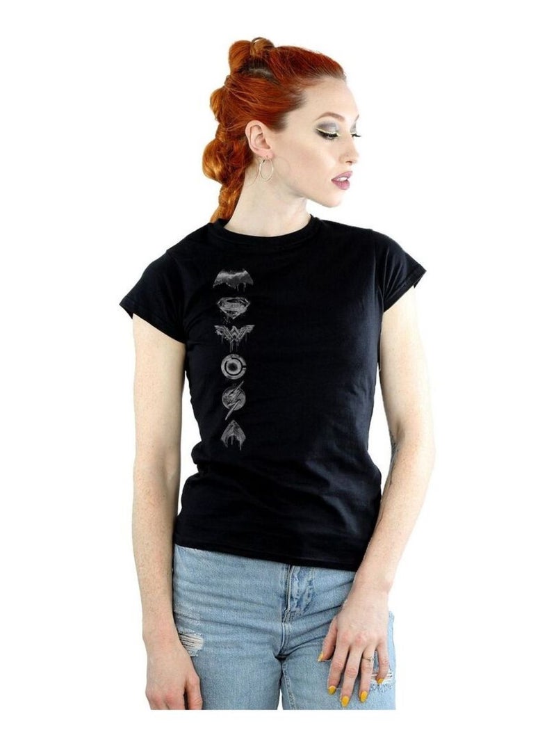 Justice League - T-shirt Noir - Kiabi