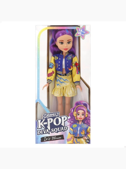 K-pop diva squad poupée avec accessoires, 45 cm + 3 ans - Kiabi K-pop diva squad poupée avec accessoires, 45 cm + 3 ans - Kiabi