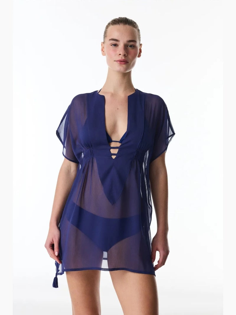 Kaftan basique penti Bleu marine - Kiabi