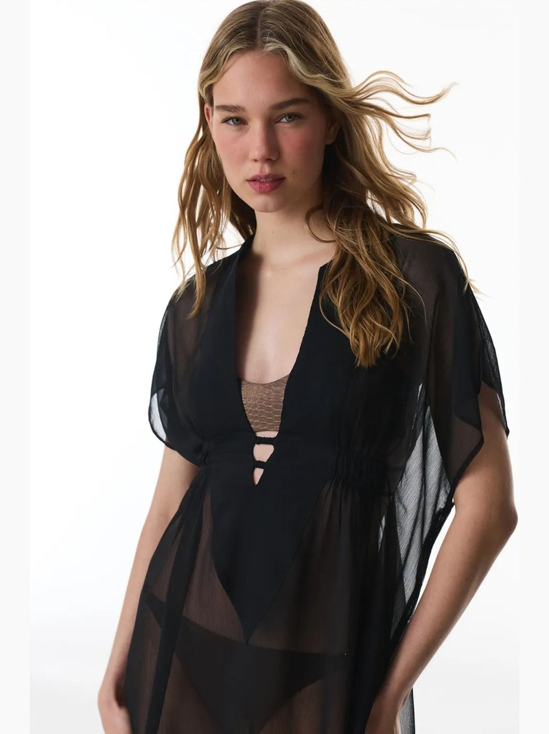 Kaftan basique penti Noir - Kiabi