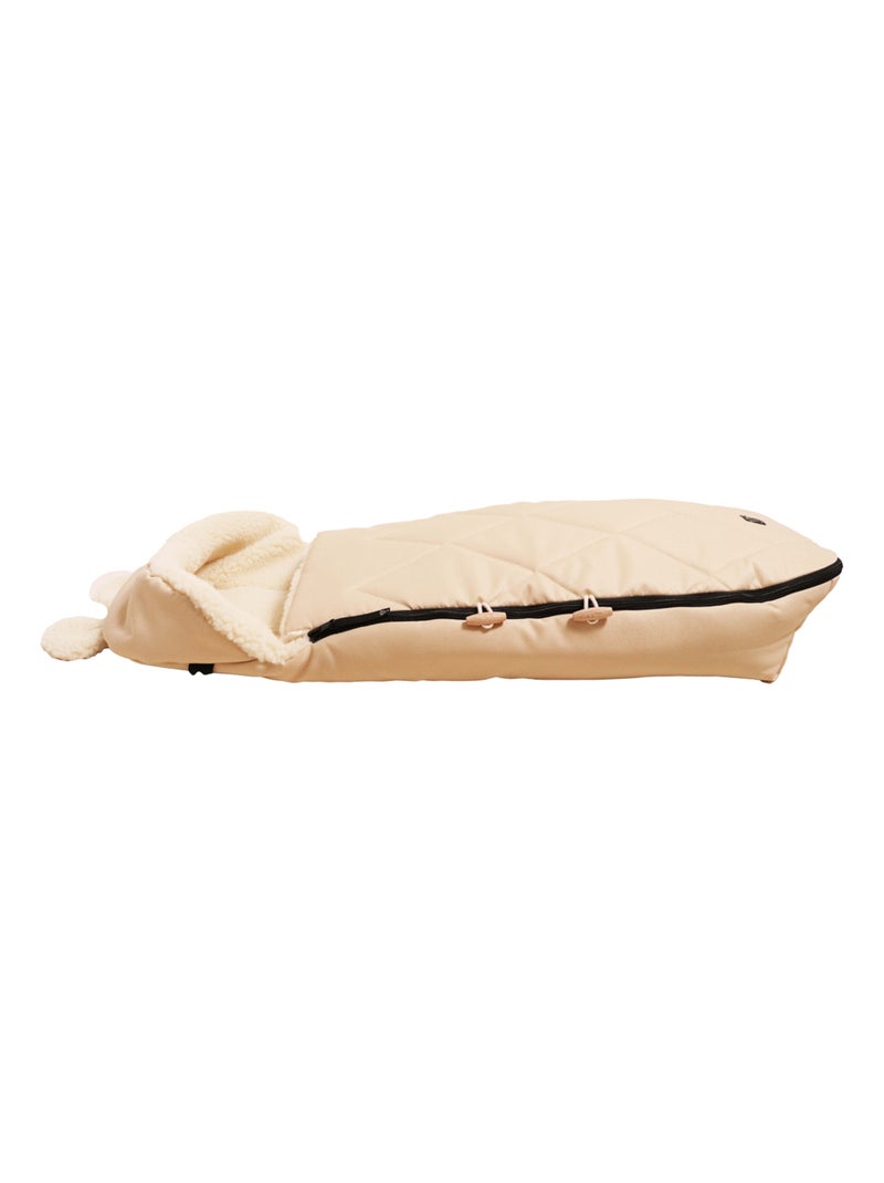 Kaiser - Chancelière en laine avec capuche souris Beige - Kiabi
