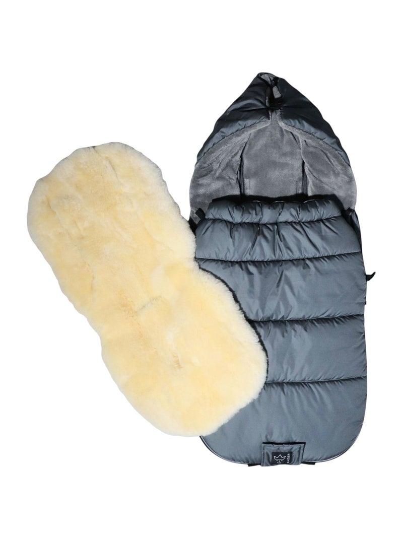 Kaiser - Chancelière thermique pour poussette Gris - Kiabi