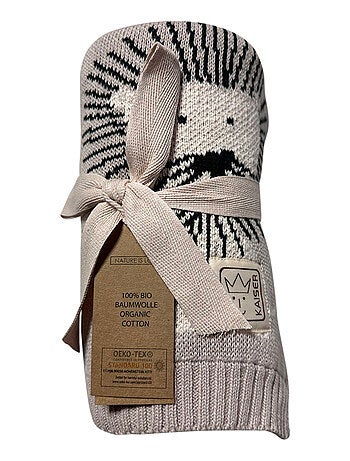 Kaiser - Couverture en tricot et coton bio