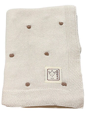 Kaiser - Couverture en tricot et coton bio