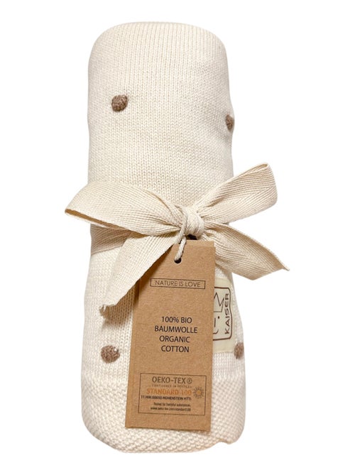 Kaiser - Couverture en tricot et coton bio - Kiabi