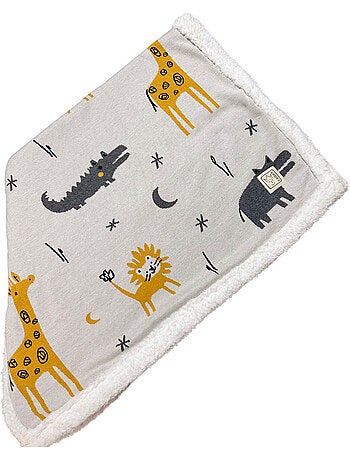 Kaiser - couverture zoo en tricot et polaire
