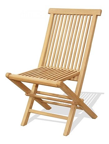 KAJANG Salon de jardin teck 12 places table rectangulaire 10 chaises