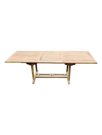 KAJANG Table rectangulaire + 10 chaises