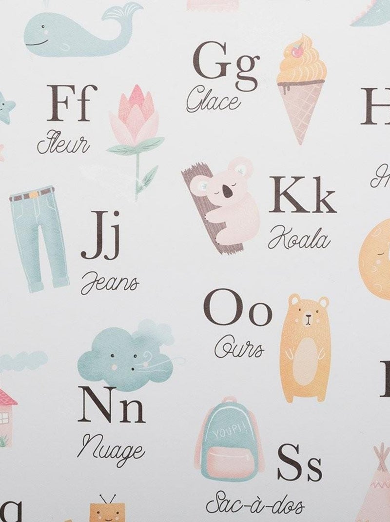 Kakemono table de multiplication et abécédaire Blanc - Kiabi