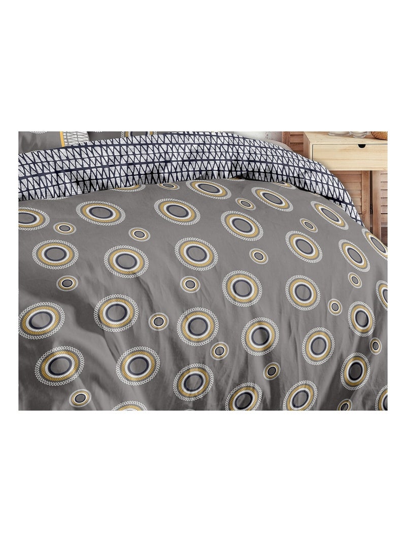 KALY GRIS HC 240x220 AO + 2 TAIES PLACEES VP Gris - Kiabi