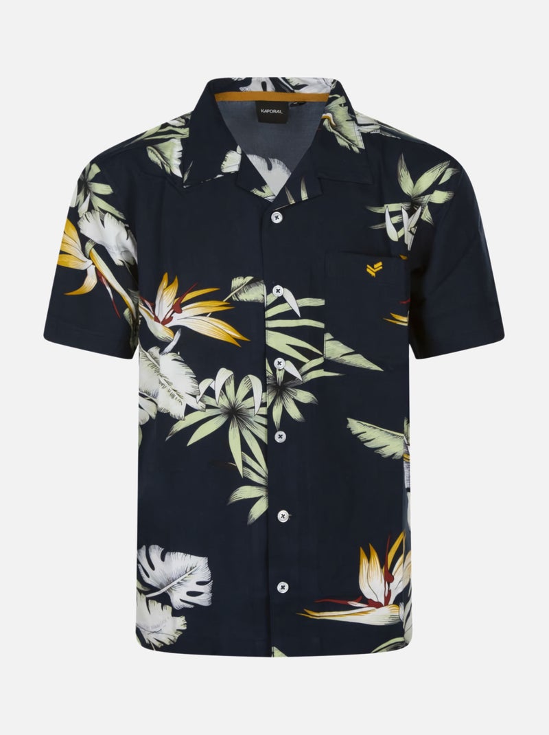 Chemise Kaporal 5 Eliva Bleue - Taille M, 70% Coton, Occasion En Très Bon état