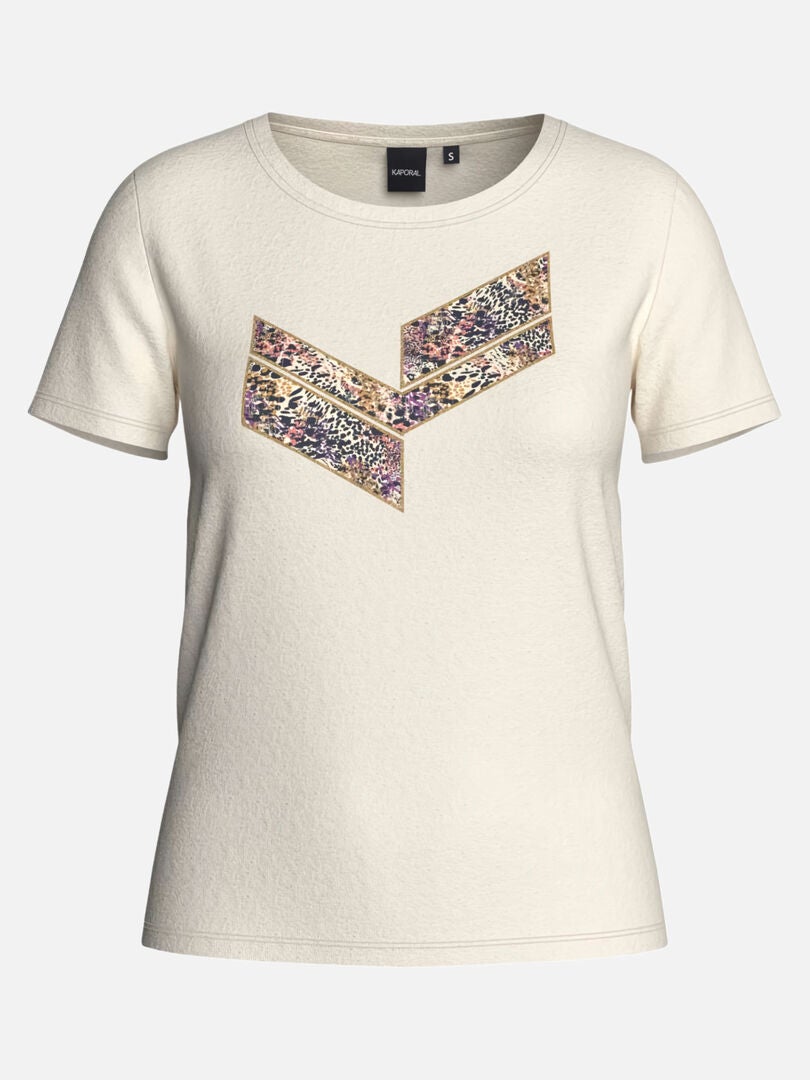 T-shirt Kaporal Blanc Taille 14 Ans Pour Fille - Occasion Très Bon État
