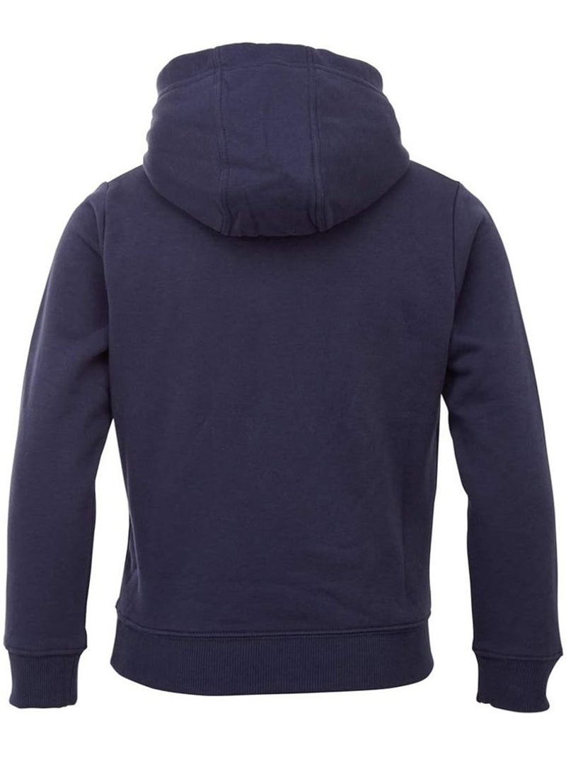 Kappa - Sweat à capuche motif/style logo TAINO Bleu marine - Kiabi