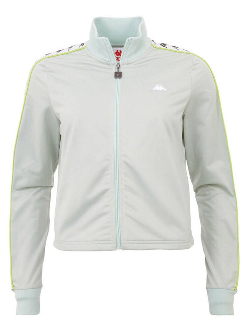 Kappa - Sweat HASINA Gris Vert - Kiabi