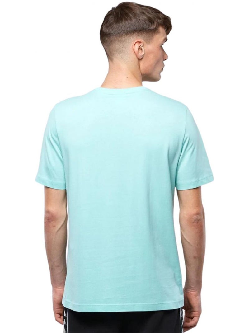 Kappa - T-shirt motif/style Logo brodé Bleu - Kiabi
