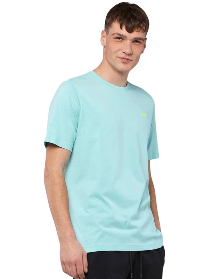 Kappa - T-shirt motif/style Logo brodé Bleu - Kiabi