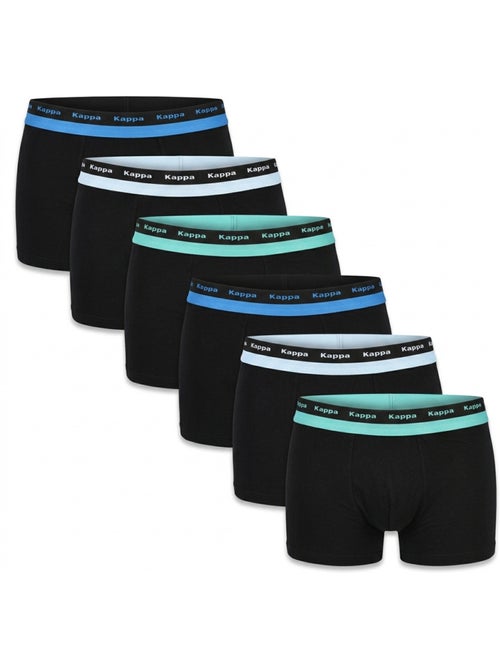 KAPPA Boxers Homme Lot de 6, Coton, Ceinture Élastique Siglée Kappa - Kiabi KAPPA Boxers Homme Lot de 6, Coton, Ceinture Élastique Siglée Kappa - Kiabi