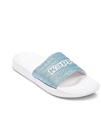 KAPPA Claquette Femme Piscine Glitter Glossy Léopard