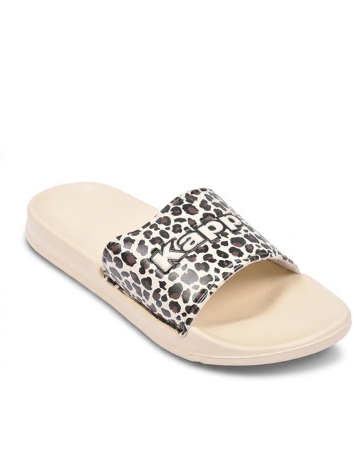 KAPPA Claquette Femme Piscine Glitter Glossy Léopard - Kiabi