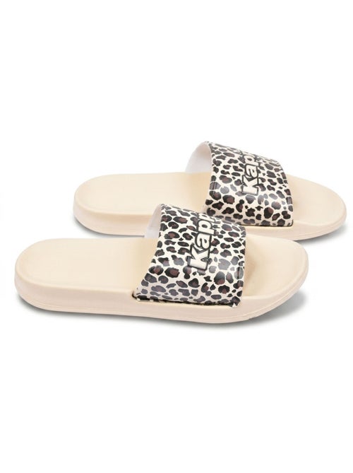 KAPPA Claquette Femme Piscine Glitter Glossy Léopard - Kiabi