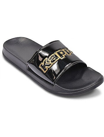 KAPPA Claquette Femme Piscine Glitter Glossy Léopard