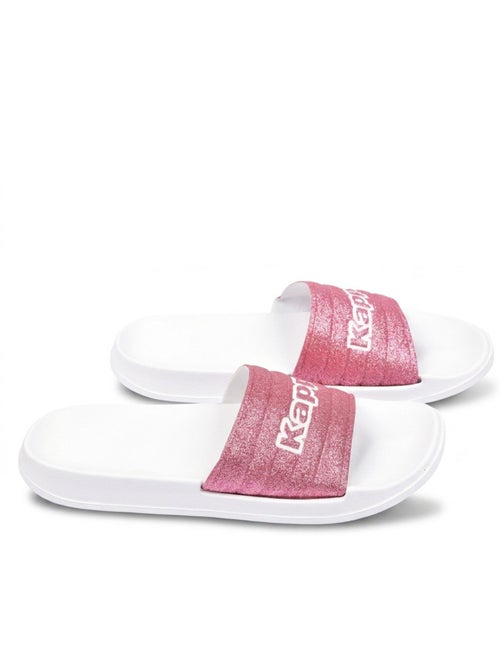 KAPPA Claquette Femme Piscine Glitter Glossy Léopard - Kiabi