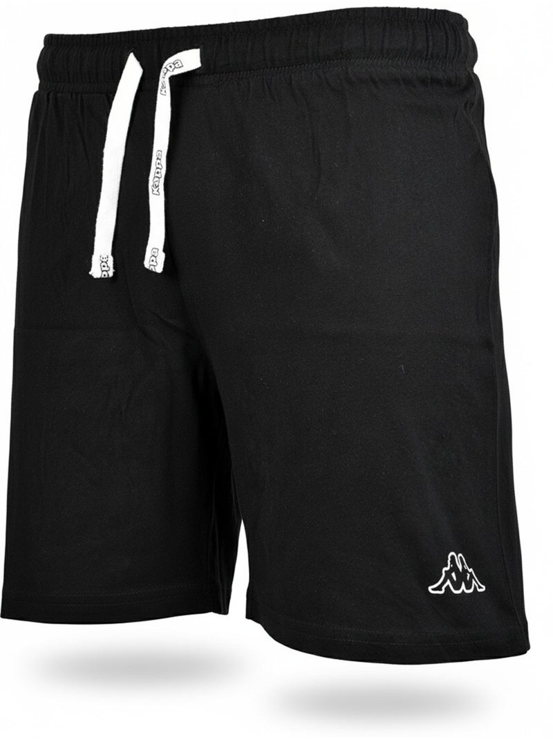 Kappa Pyjama Court Homme Coton Blanc - Kiabi