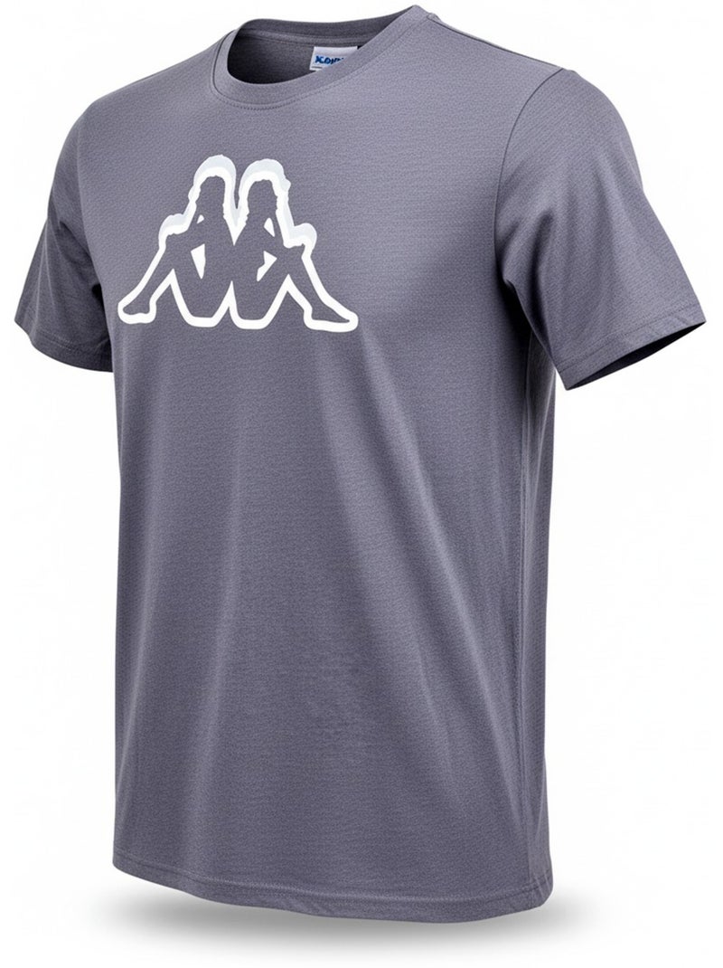 Kappa Pyjama Court Homme Coton Bleu jean - Kiabi