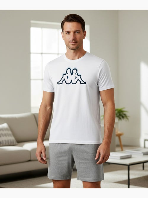 Kappa Pyjama Court Homme Coton - Kiabi