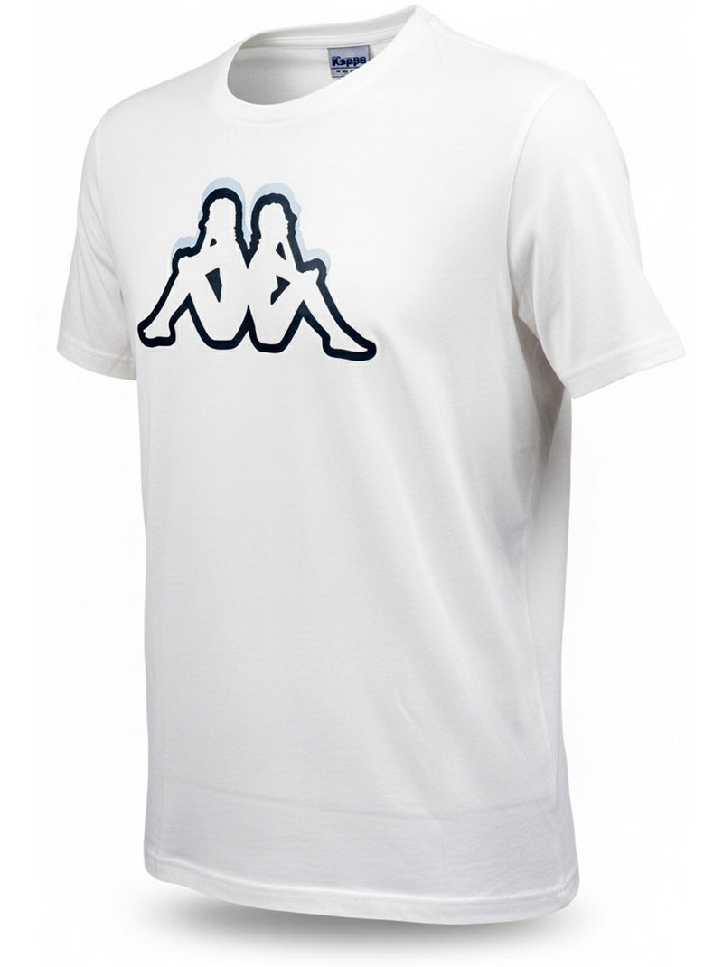 Kappa Pyjama Court Homme Coton Ecru - Kiabi