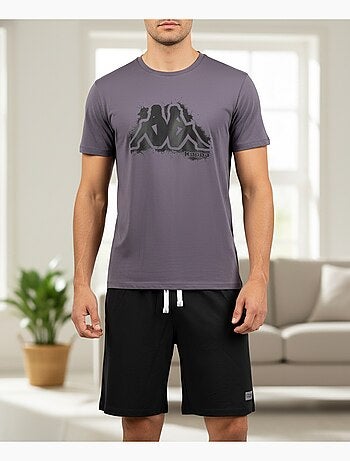 Kappa Pyjama Court Homme Coton