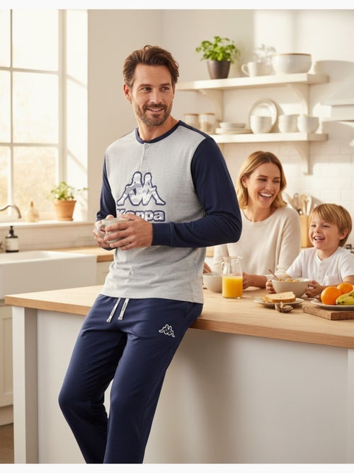 Kappa Pyjama Homme Long Coton - Kiabi