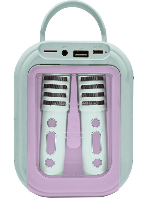 Karaoke Bluetooth La reine des neiges avec 2 micros sans fil - Kiabi Karaoke Bluetooth La reine des neiges avec 2 micros sans fil - Kiabi