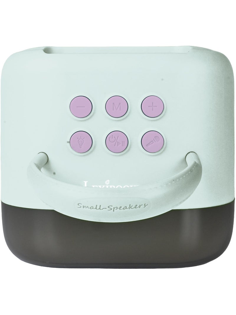 Karaoke Bluetooth La reine des neiges avec 2 micros sans fil Bleu - Kiabi