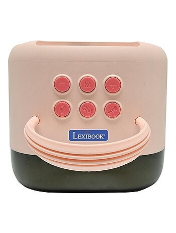 Karaoke Bluetooth Rose avec 2 micros sans fil