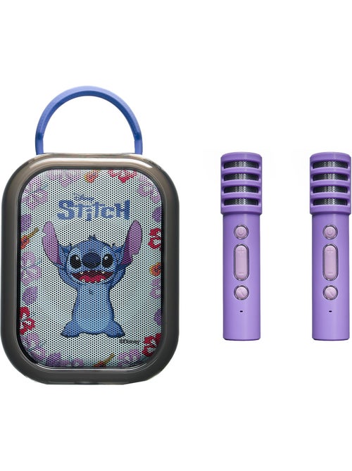 Karaoke Bluetooth Stitch avec 2 micros sans fil - Kiabi Karaoke Bluetooth Stitch avec 2 micros sans fil - Kiabi