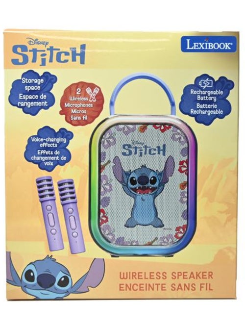 Karaoke Bluetooth Stitch avec 2 micros sans fil - Kiabi Karaoke Bluetooth Stitch avec 2 micros sans fil - Kiabi