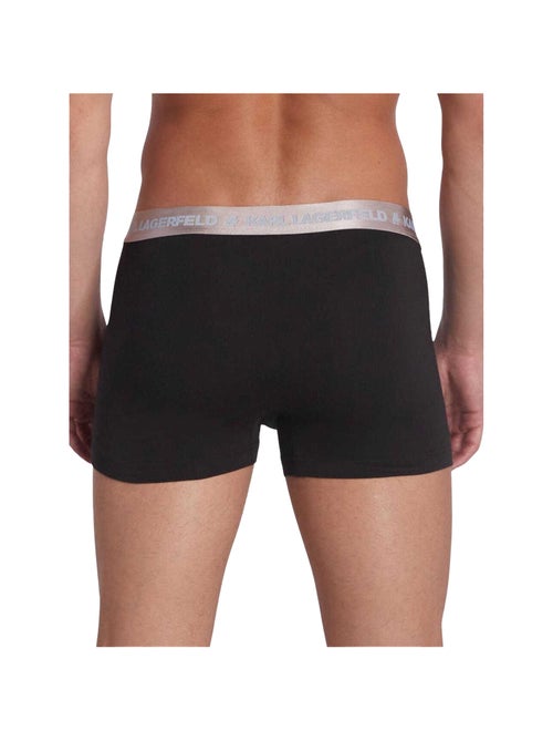Karl Lagerfeld - Boxers motif/style métallisé - Kiabi