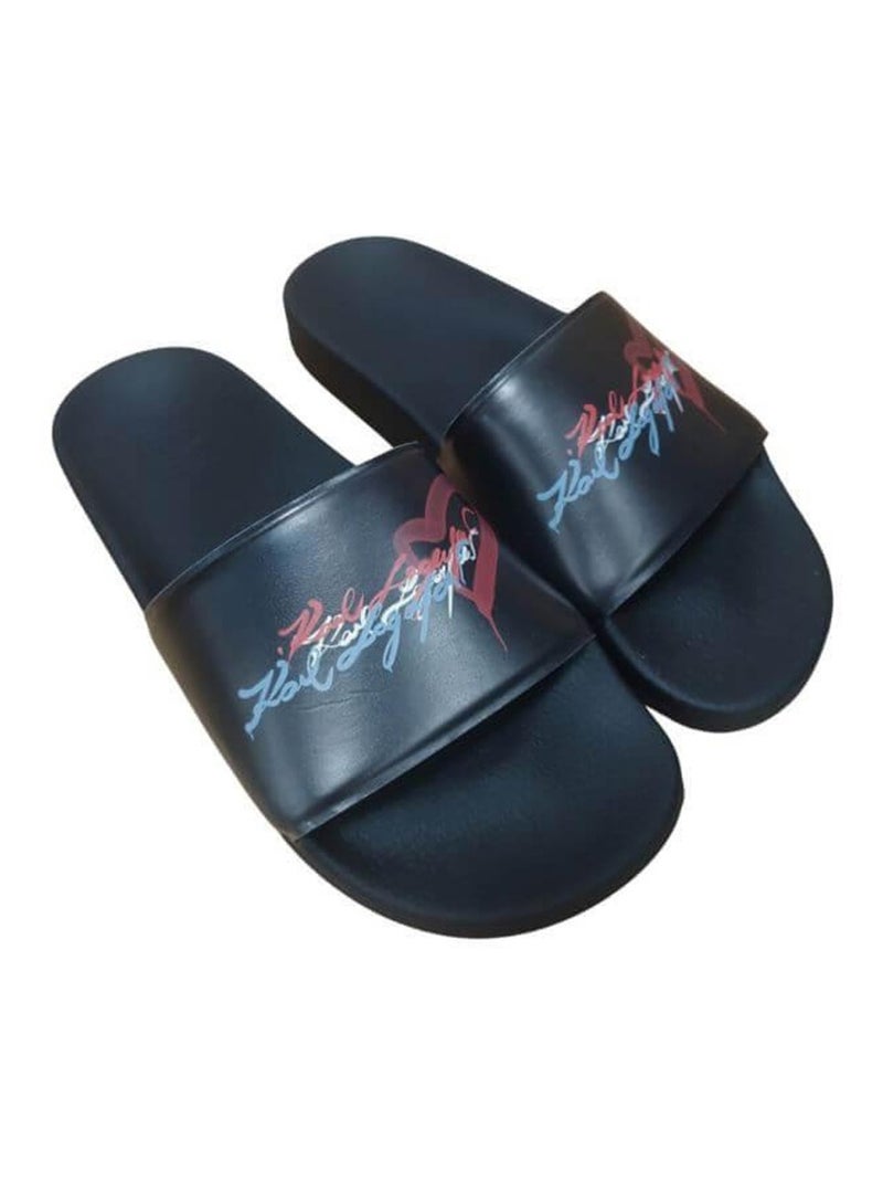 Karl Lagerfeld - Claquettes Noir - Kiabi
