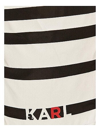 Karl Lagerfeld - Short de bain motif/style rayures contrastées