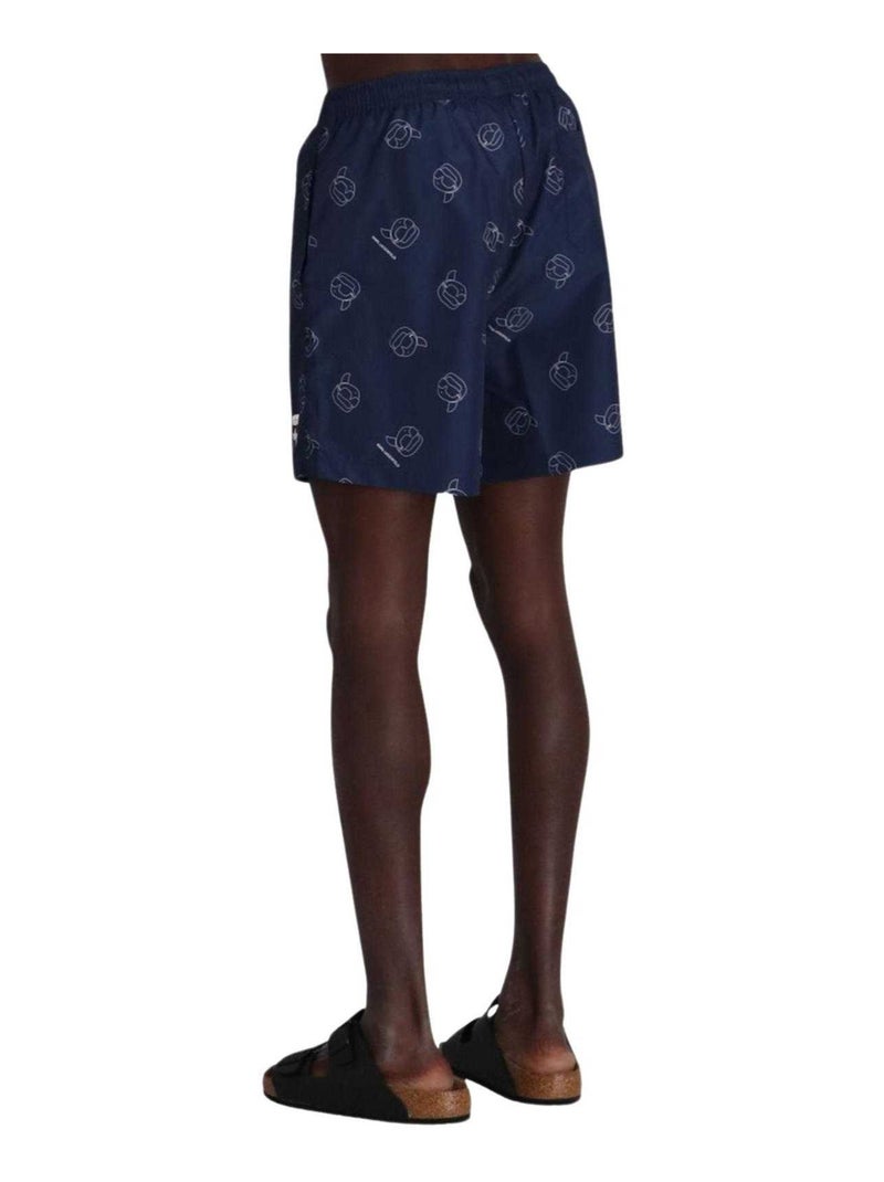 Karl Lagerfeld - Short de bain motif/style Symbole KARLHEAD Bleu marine - Kiabi