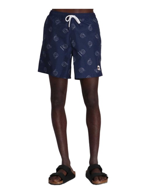 Karl Lagerfeld - Short de bain motif/style Symbole KARLHEAD - Kiabi