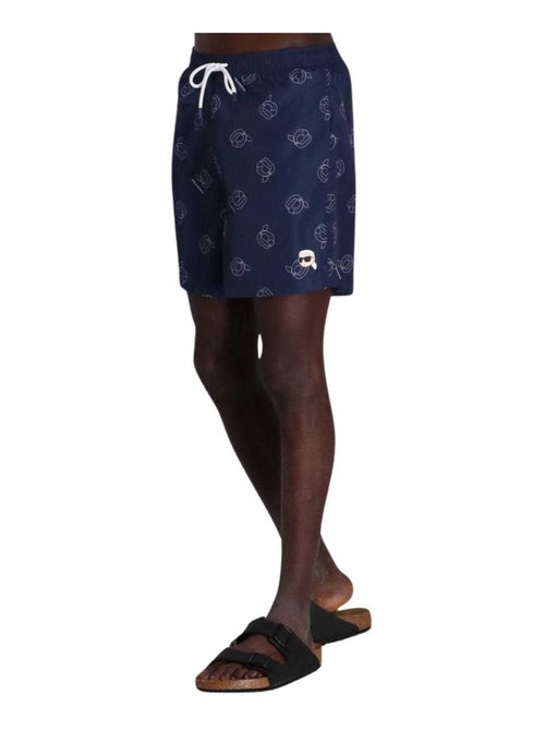 Karl Lagerfeld - Short de bain motif/style Symbole KARLHEAD - Kiabi