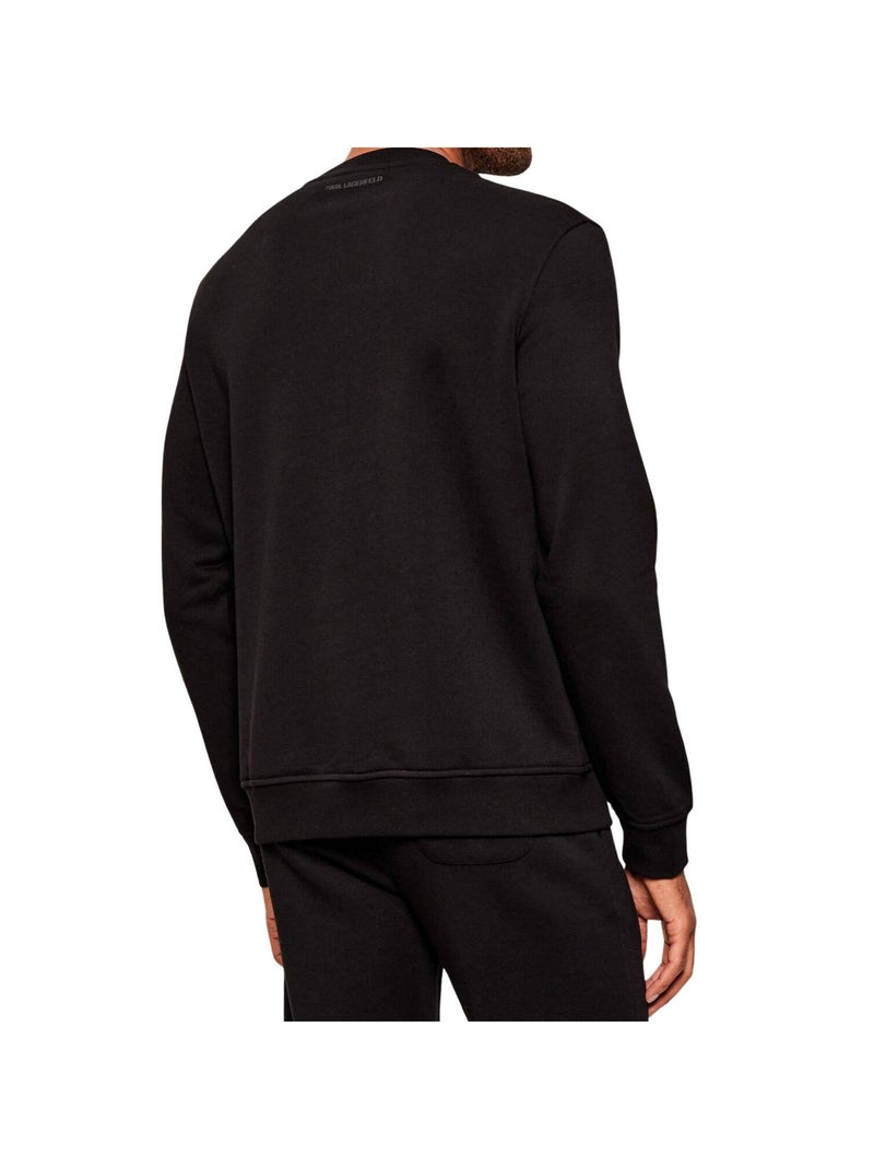 Karl Lagerfeld - Sweat motif/style logo Noir - Kiabi