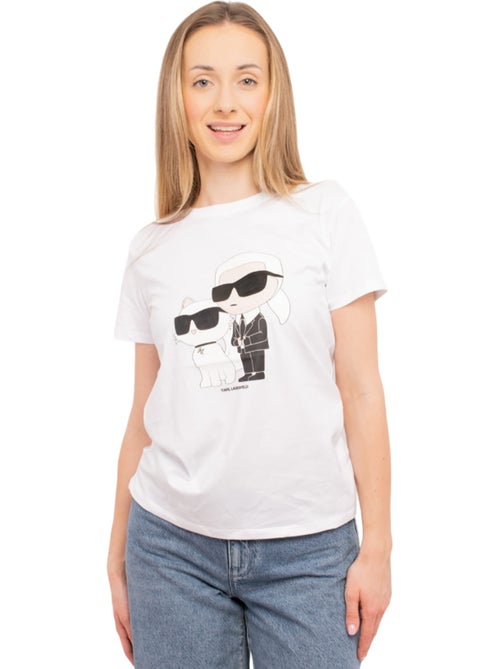 Karl Lagerfeld - T-shirt motif/style imprimé - Kiabi