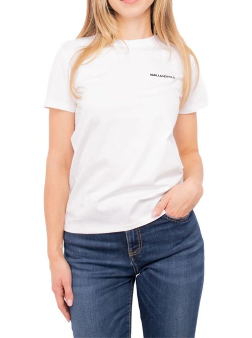 Karl Lagerfeld - T-shirt motif/style Logo brodé - Kiabi
