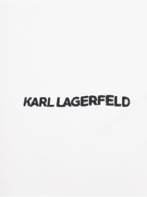 Karl Lagerfeld - T-shirt motif/style Logo brodé - Kiabi