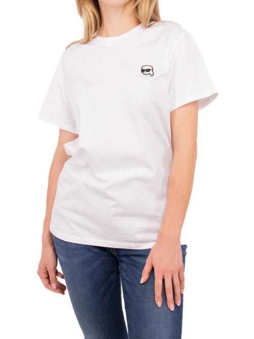Karl Lagerfeld - T-shirt motif/style petit logo - Kiabi